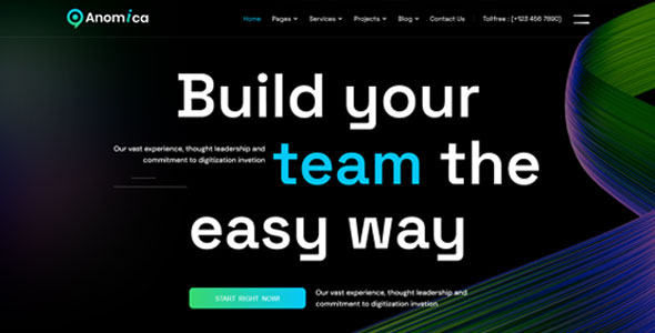 Anomica Webflow Template - Webflow
