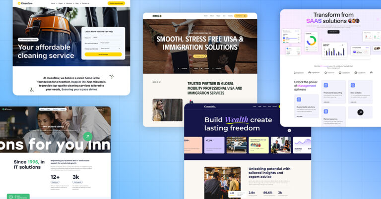 Webflow template