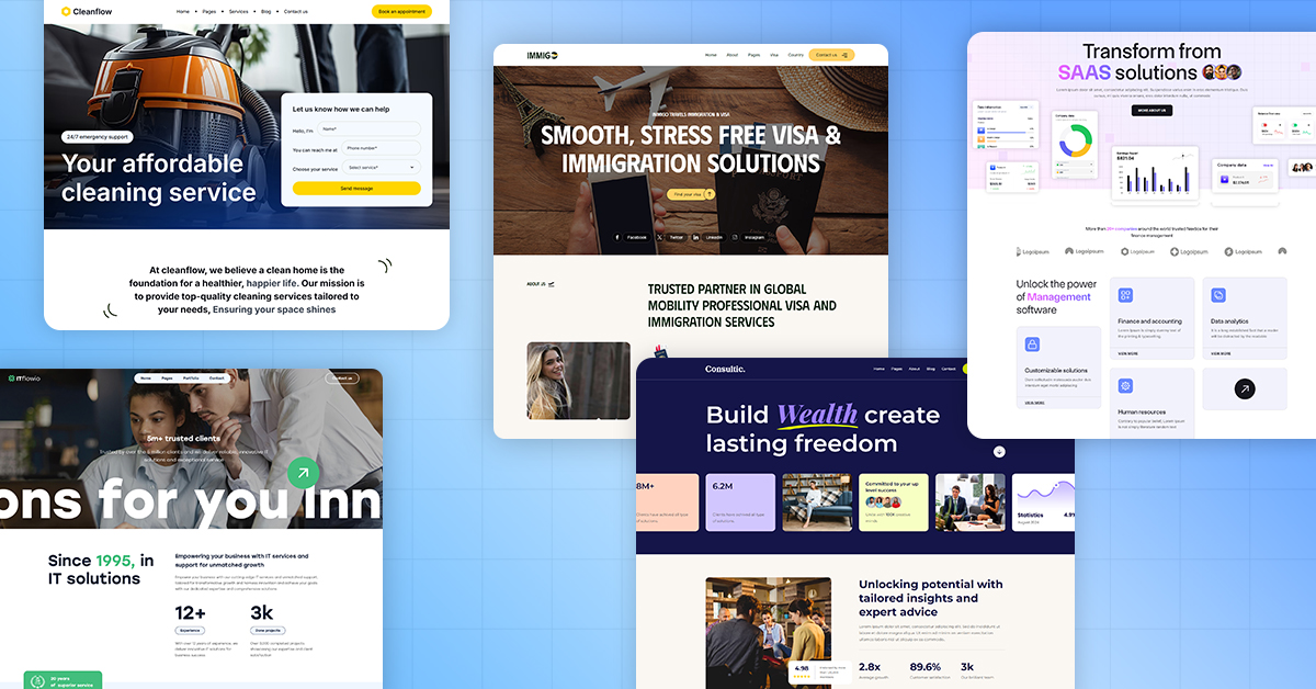 Webflow template